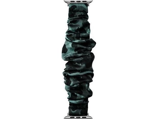 LAUT LAUT POP LOOP, Watch Strap for Apple Watch, 38/40mm, Adjustable Size 133-200 mm, Leopard Green, Polyester Fabric and Elastic, St