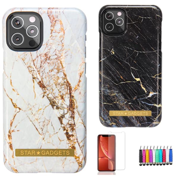 iPhone 12 Pro Max - Kuori / Suoja Marble White