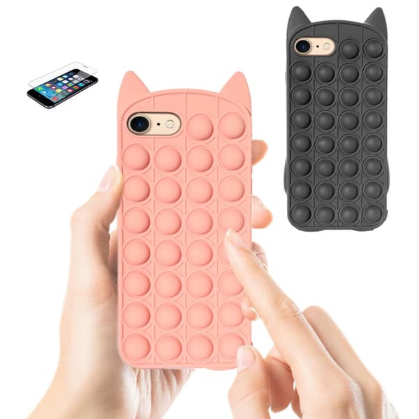 iPhone 7/8/SE (2020 & 2022)/SE (2020) - Kuori / Suoja Pop It Fidget Black
