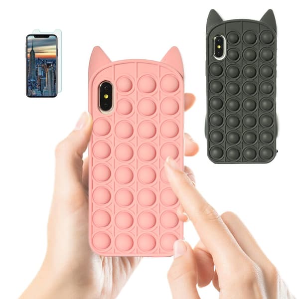 iPhone X/Xs - Kuori / Suoja Pop It Fidget Pink
