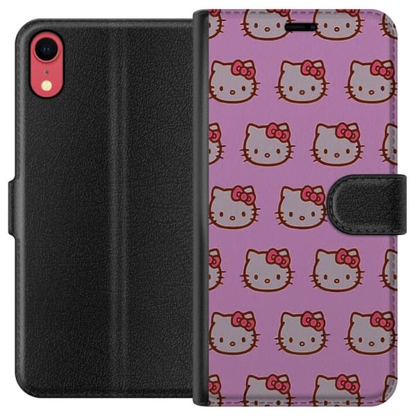 Apple iPhone XR Plånboksfodral Hello Kitty