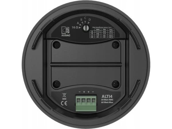 Audac AUDAC ALTI6/B 2-way 6 "pendant speaker Black version