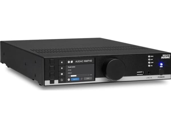 Audac AUDAC MFA216 All-in-one audio solution - 2 x 80W @ 4 Ohm - 160W @ 70/100V