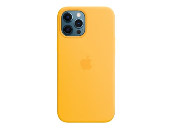 Apple - Baksidesskydd för mobiltelefon - med MagSafe - silikon - solros - för iPhone 12 Pro Max