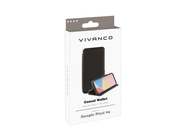 Vivanco Casual Mobiltelefonveske 14,8 cm (5,81") Lommebokveske Svart (CWVVGP4ABK)