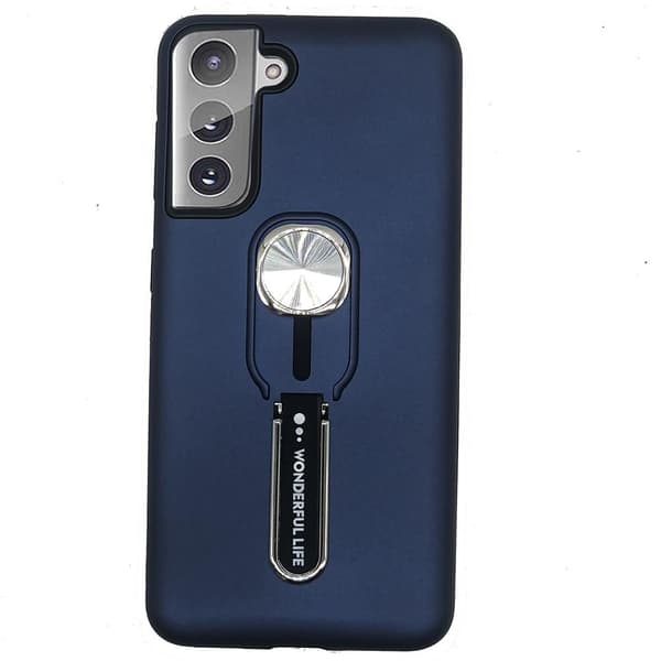 Samsung Galaxy S21 - Praktiskt Skyddande Skal med Hållare