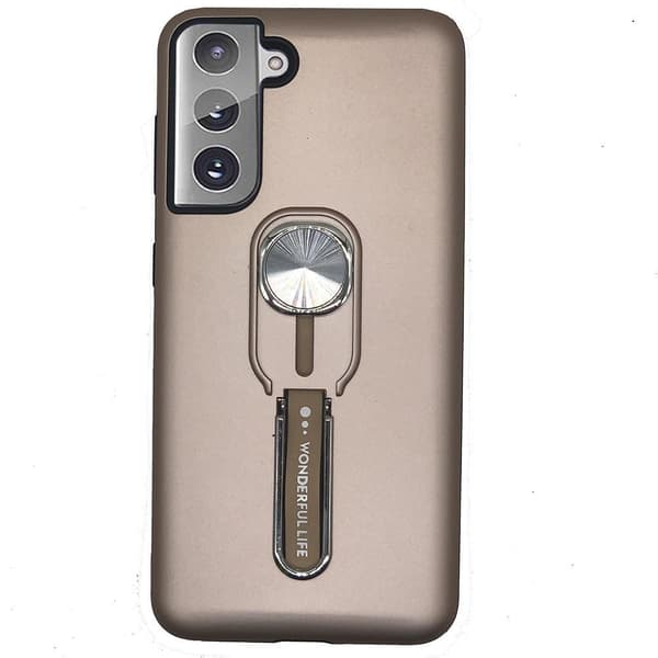 Samsung Galaxy S21 - Praktiskt Skyddande Skal med Hållare
