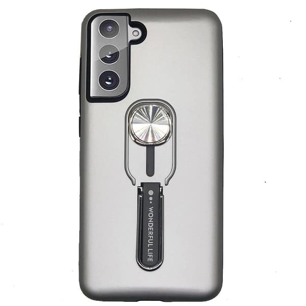 Samsung Galaxy S21 - Praktiskt Skyddande Skal med Hållare