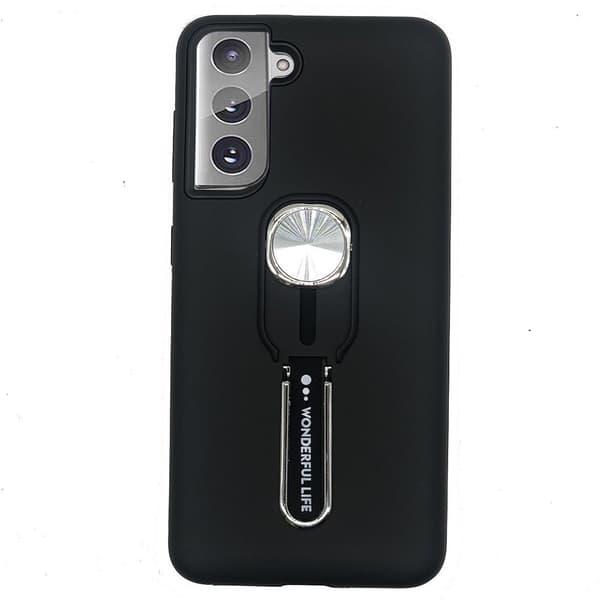 Samsung Galaxy S21 - Praktiskt Skyddande Skal med Hållare