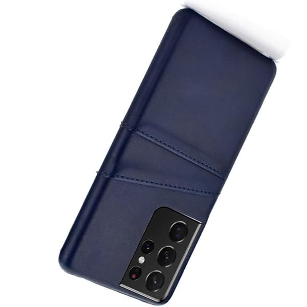 Samsung Galaxy S21 Ultra - Stilsäkert Skal med Korthållare