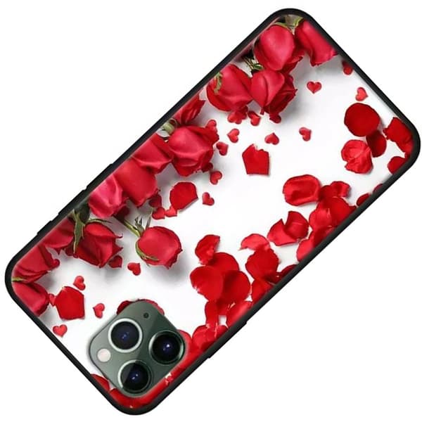 iPhone 12 Pro -Stöttåligt Elegant ROSE Skal