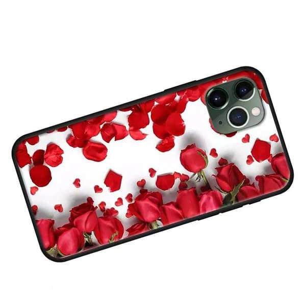 iPhone 12 Pro -Stöttåligt Elegant ROSE Skal