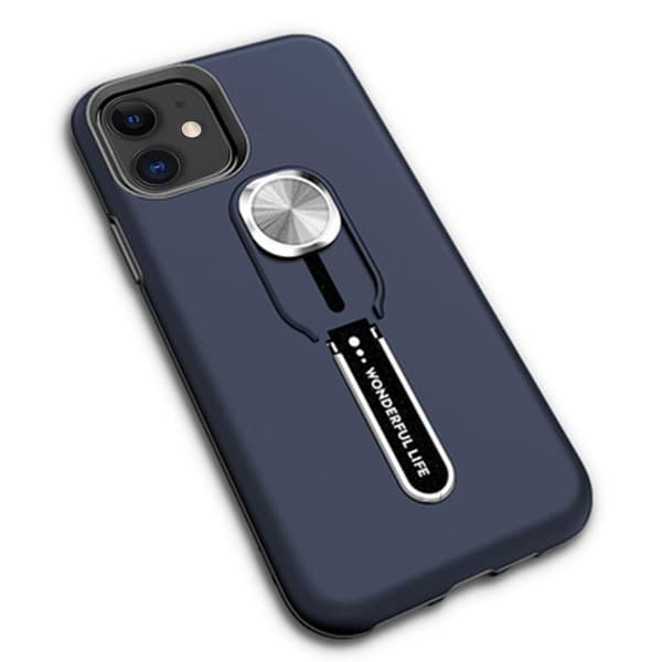 iPhone 12 - Exklusivt Stötdämpande Skal med Hållare