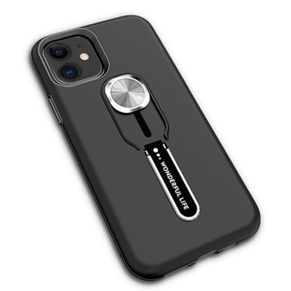 iPhone 12 - Exklusivt Stötdämpande Skal med Hållare