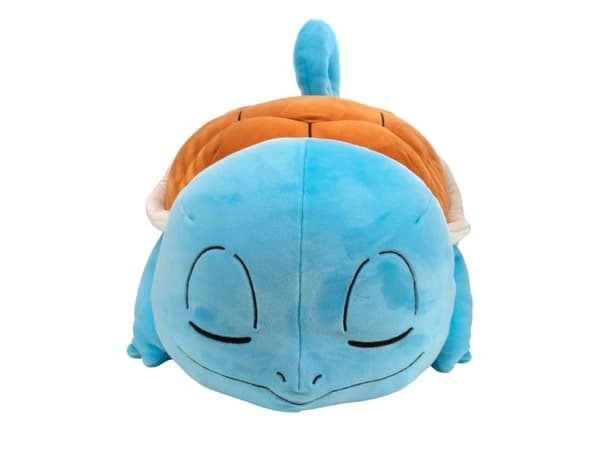 Jazwares Pokemon Squirtle Sleepy, plysj, 45 cm