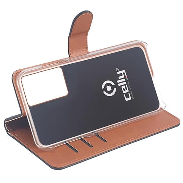 Galaxy S21 Ultra Mobilfodral | Celly Wallet Case | Svart