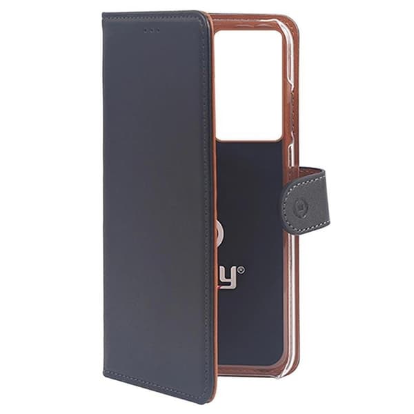 Galaxy S21 Ultra Mobilfodral | Celly Wallet Case | Svart