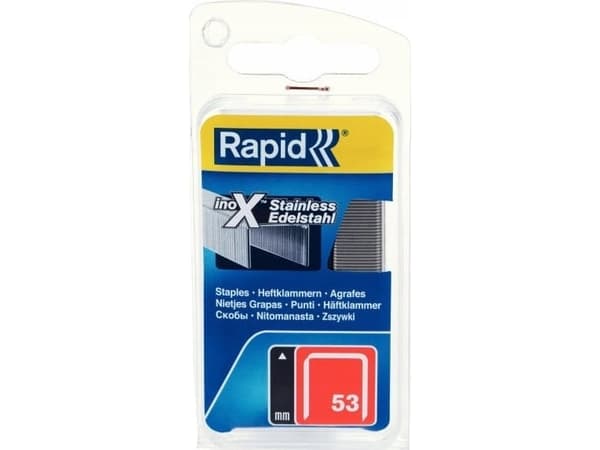 Rapid Stainless steel staples. steel "Rapid" 53/6 1080 pcs.