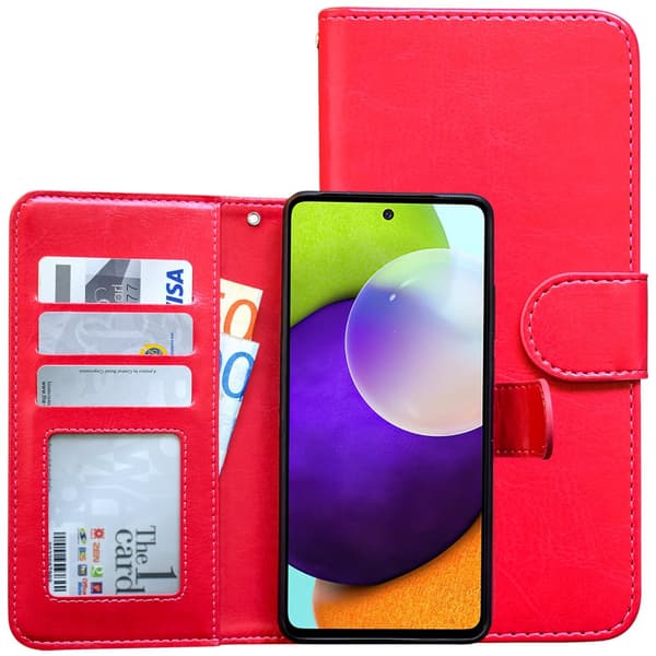 Samsung Galaxy A52/A52 5G - Läderfodral / Skydd