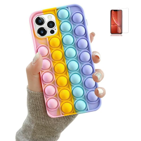 iPhone 12 Pro Max - Cover / Beskyttelse Pop It Fidget