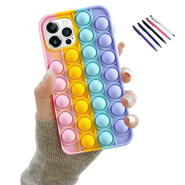 iPhone 12 Pro Max - Cover / Beskyttelse Pop It Fidget