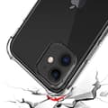 Miniatyrbild 5 av 11: iPhone 12 - Stötdämpande Silikonskal+Skärmskydd (Tjocka Hörn)
