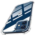 Miniatyrbild 2 av 11: iPhone 12 - Stötdämpande Silikonskal+Skärmskydd (Tjocka Hörn)