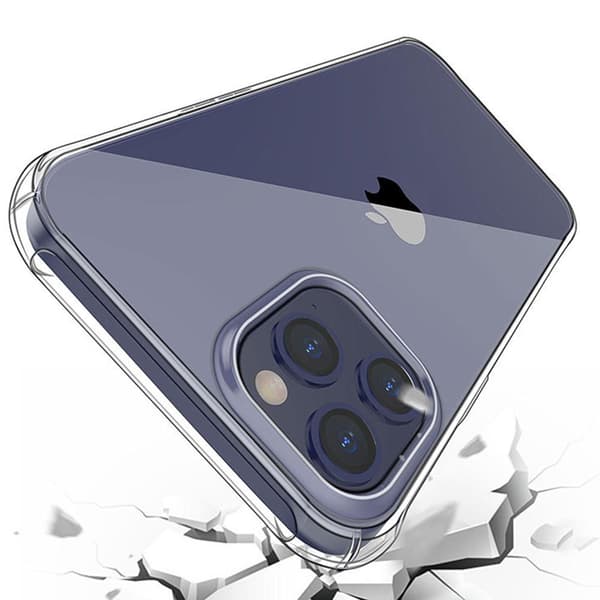 iPhone 12 Pro - Robust Skyddsskal i Silikon + Skärmskydd