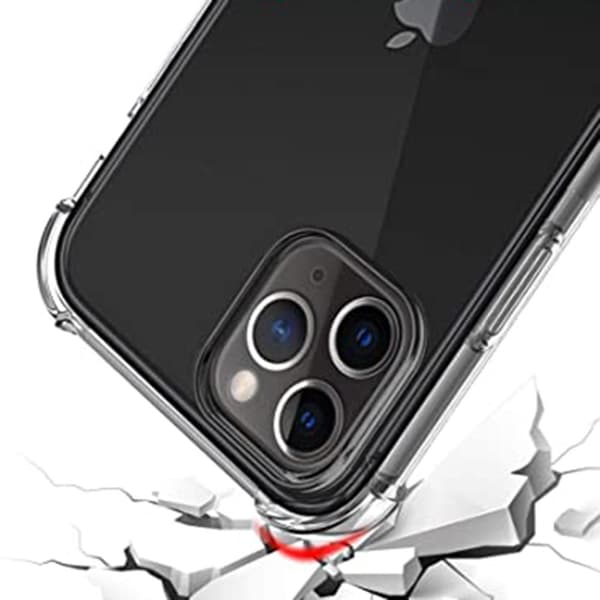 iPhone 12 Pro - Robust Skyddsskal i Silikon + Skärmskydd