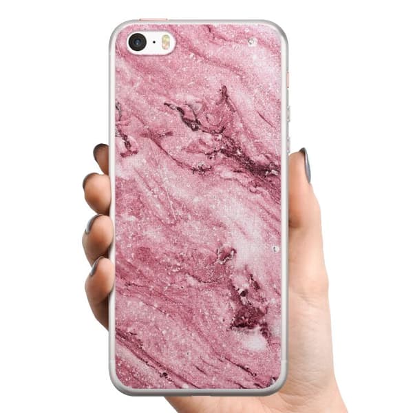 Apple iPhone 5 TPU Matkapuhelimen kuori Glitteri Marmori