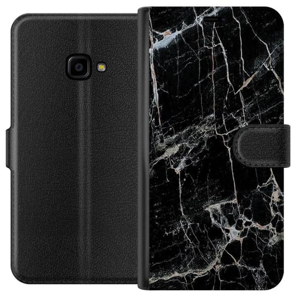 Samsung Galaxy Xcover 4 Plånboksfodral Marmor Svart