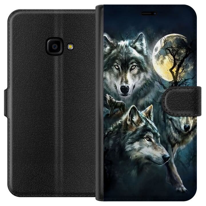 Samsung Galaxy Xcover 4 Plånboksfodral Wolf / Varg