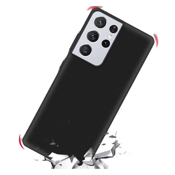 Tynd sort galakse S21 Ultra Shell Mobile Shell 1mm TPU
