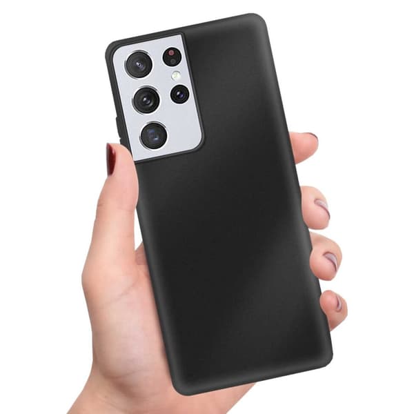 Tynd sort galakse S21 Ultra Shell Mobile Shell 1mm TPU