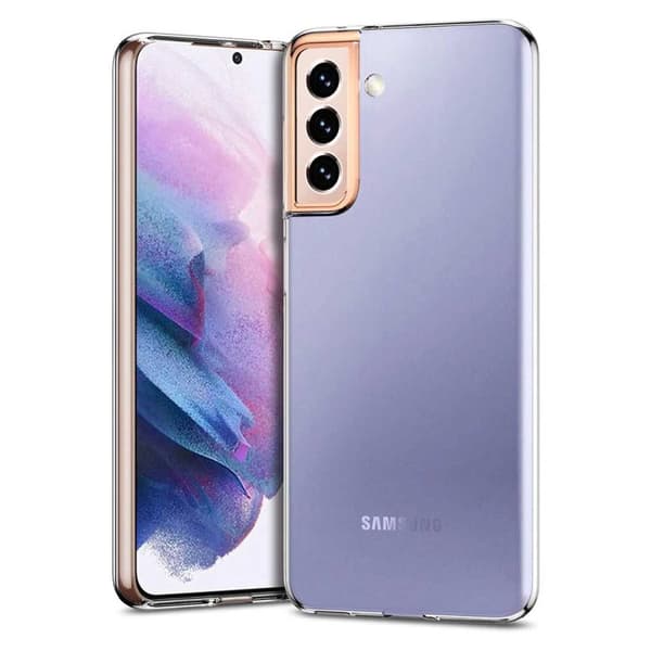 Tunt Genomskinligt Mobilskal Galaxy S21 Transparent