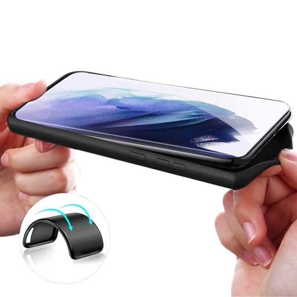 Tynd sort galakse S21 Shell Mobile Shell 1mm TPU