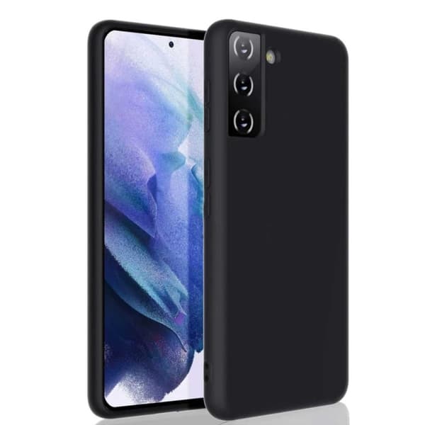 Tunt Svart Galaxy S21 Plus Skal Mobilskal 1mm TPU