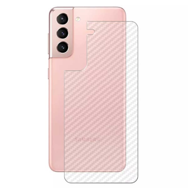 3-pack Galaxy S21 Plus Kolfiber Vinyl Skin Dekal Skyddsfilm