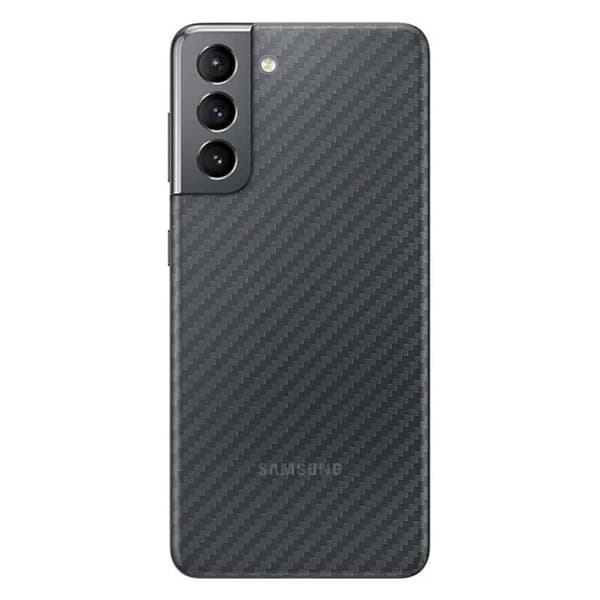 Galaxy S21 Kolfiber Vinyl Skin Dekal Skyddsfilm Baksida