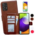 Miniatyrbillede 1 af 11: Samsung Galaxy A52/A52 5G - Læder cover / Beskyttelse
