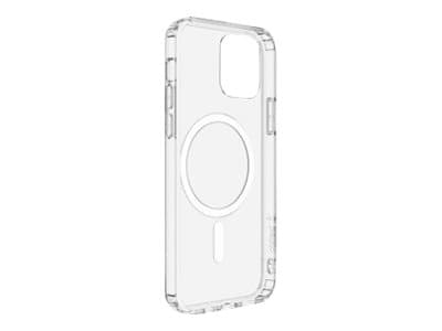Belkin SheerForce Magnetic Anti-Microbial - Baksidesskydd för mobiltelefon - MagSafe-kompatibilitet - klar - tunn, lätt - för Apple iPhone 12, 12 Pro