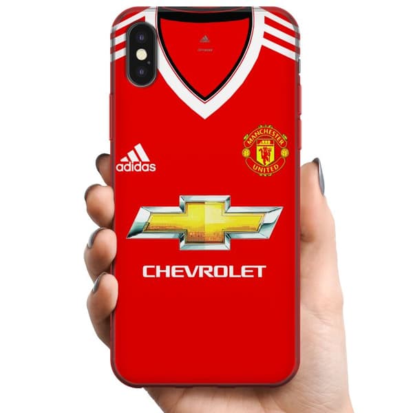 Apple iPhone X TPU Mobilcover Manchester United FC