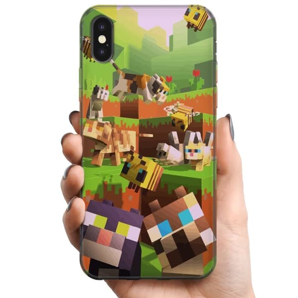 Apple iPhone X TPU Mobildeksel MineCraft