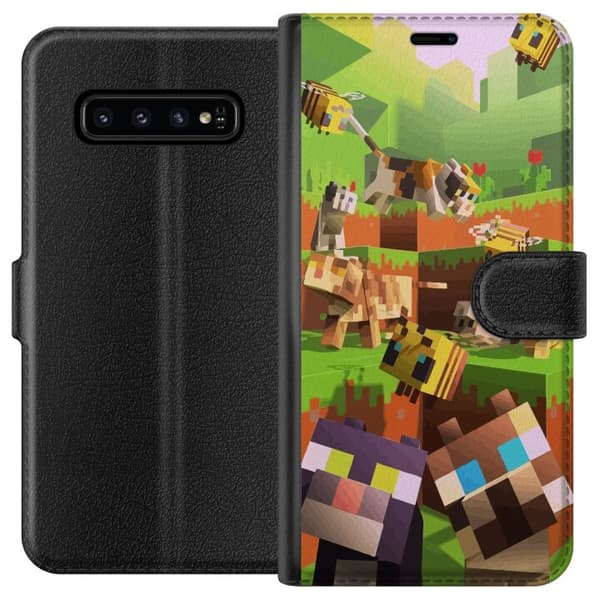 Samsung Galaxy S10 Lommeboketui MineCraft