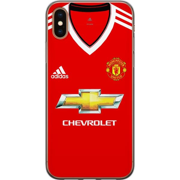 Apple iPhone X Deksel / Mobildeksel - Manchester United FC