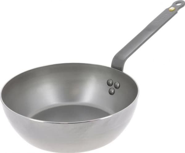 de Buyer 5614.24 Mineral B Element Round Country Frying Pan, 24 cm Diameter
