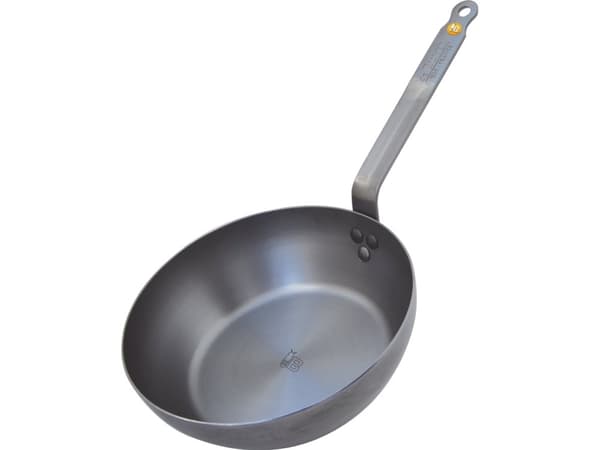 de Buyer 5614.24 Mineral B Element Round Country Frying Pan, 24 cm Diameter