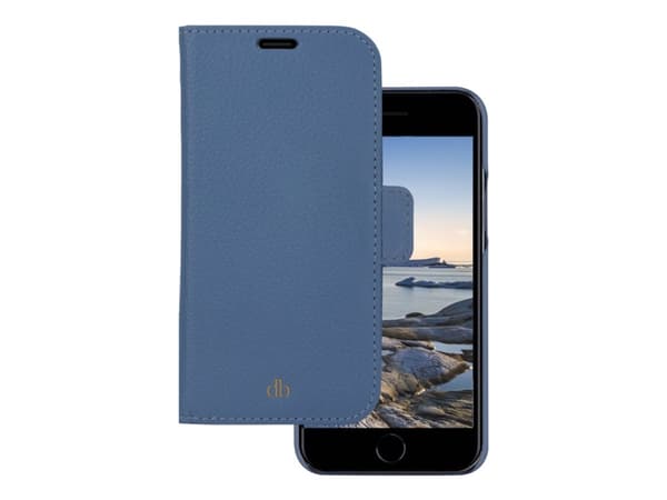 dbramante1928 New York, Lompakkokotelo, Apple, iPhone SE/8/7, 11,9 cm (4.7"), Sininen