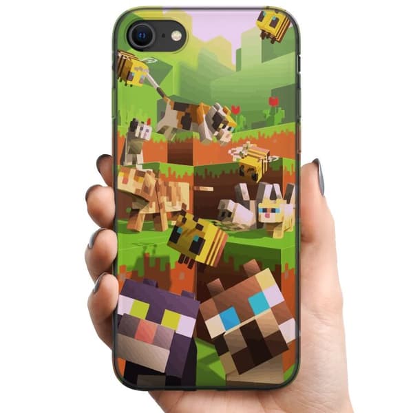 Apple iPhone 8 TPU Mobilcover MineCraft