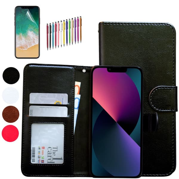 Beskyt din iPhone 12 Mini - Læder Etui White